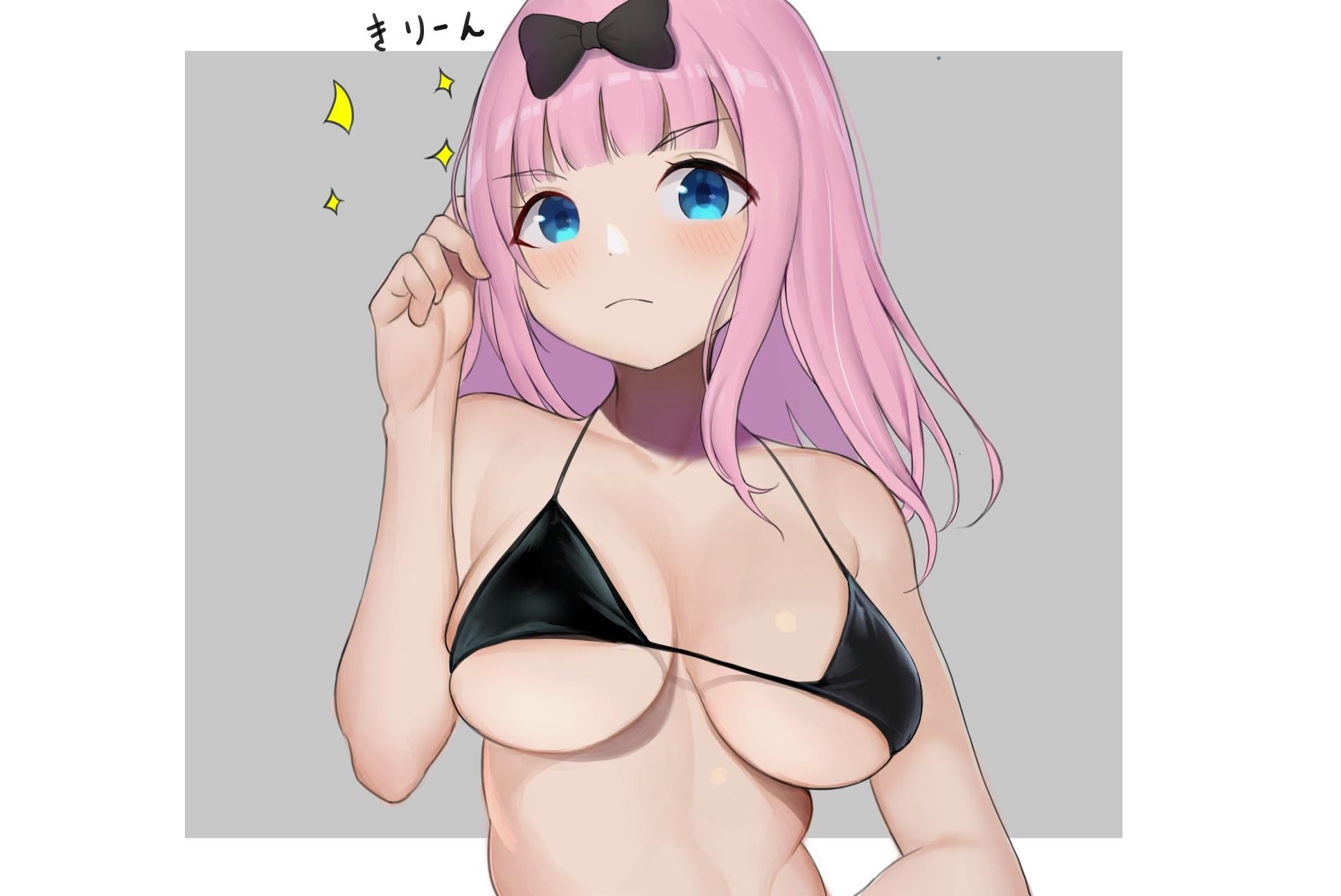 Fujiwara’s top falls off (gatchan) [Kaguya: Love is War] - gatchan