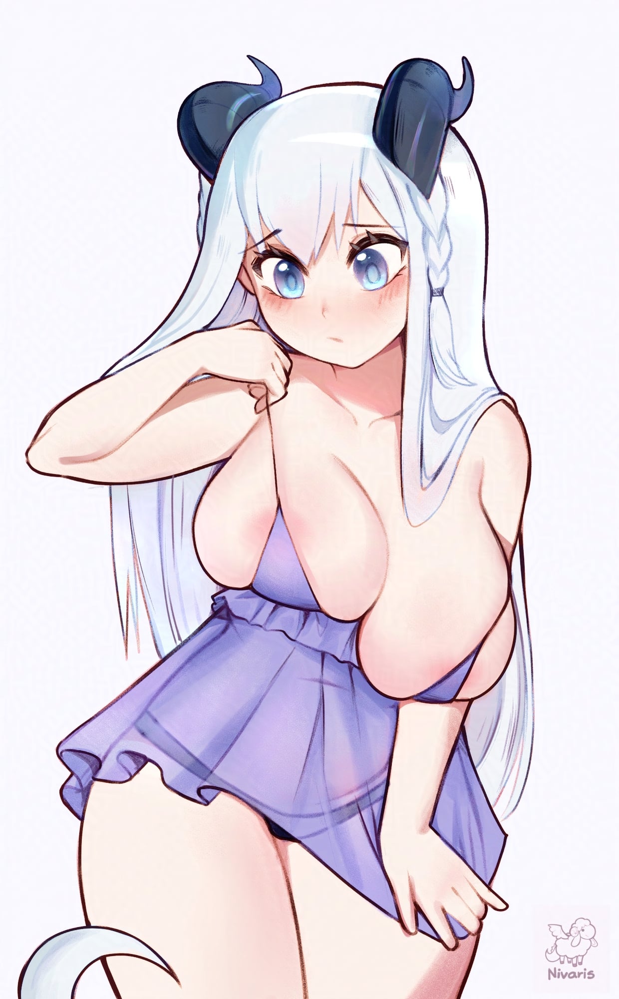 Trying a dress [Original] (SunsetNiva) - Original