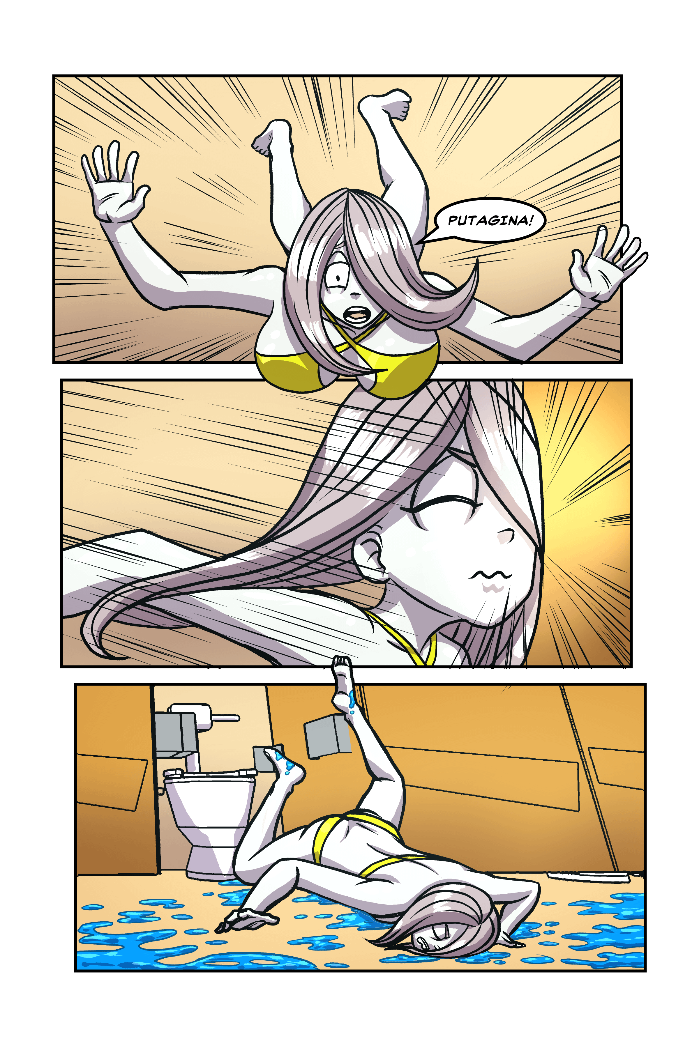 Akko Kagari, Sucy Manbavaran, Diana Cavendish and the blue team in LWA: Bathroom Incident Pages 50-69(RamenSquad) [Little Witch Academia] - RamenSquad