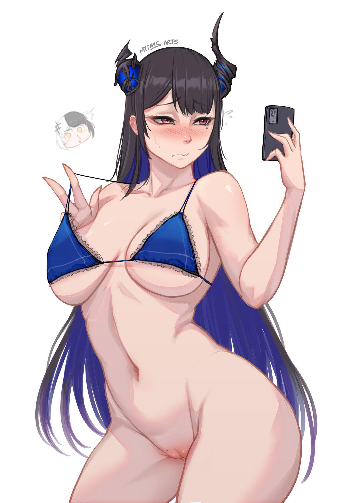 Bottomless selfie (Myth1cArts) [Hololive] - Myth1cArts