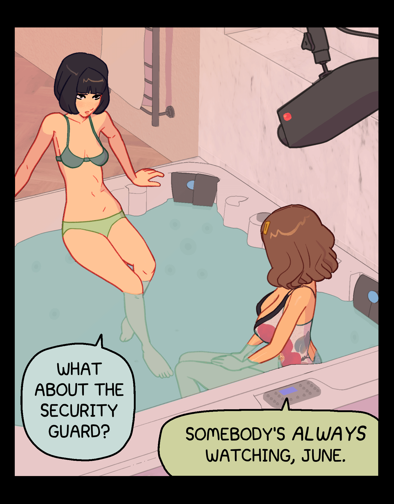 Chastity's Hot Tub (fmsqueeze) [OC] - fmsqueeze