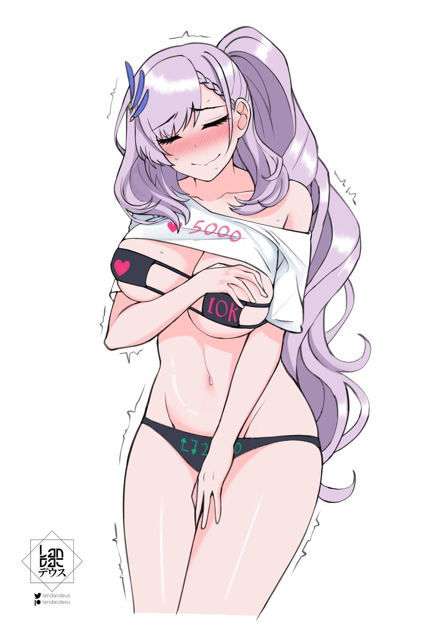 Stripping Reine (landacdeus) [Hololive] - landacdeus