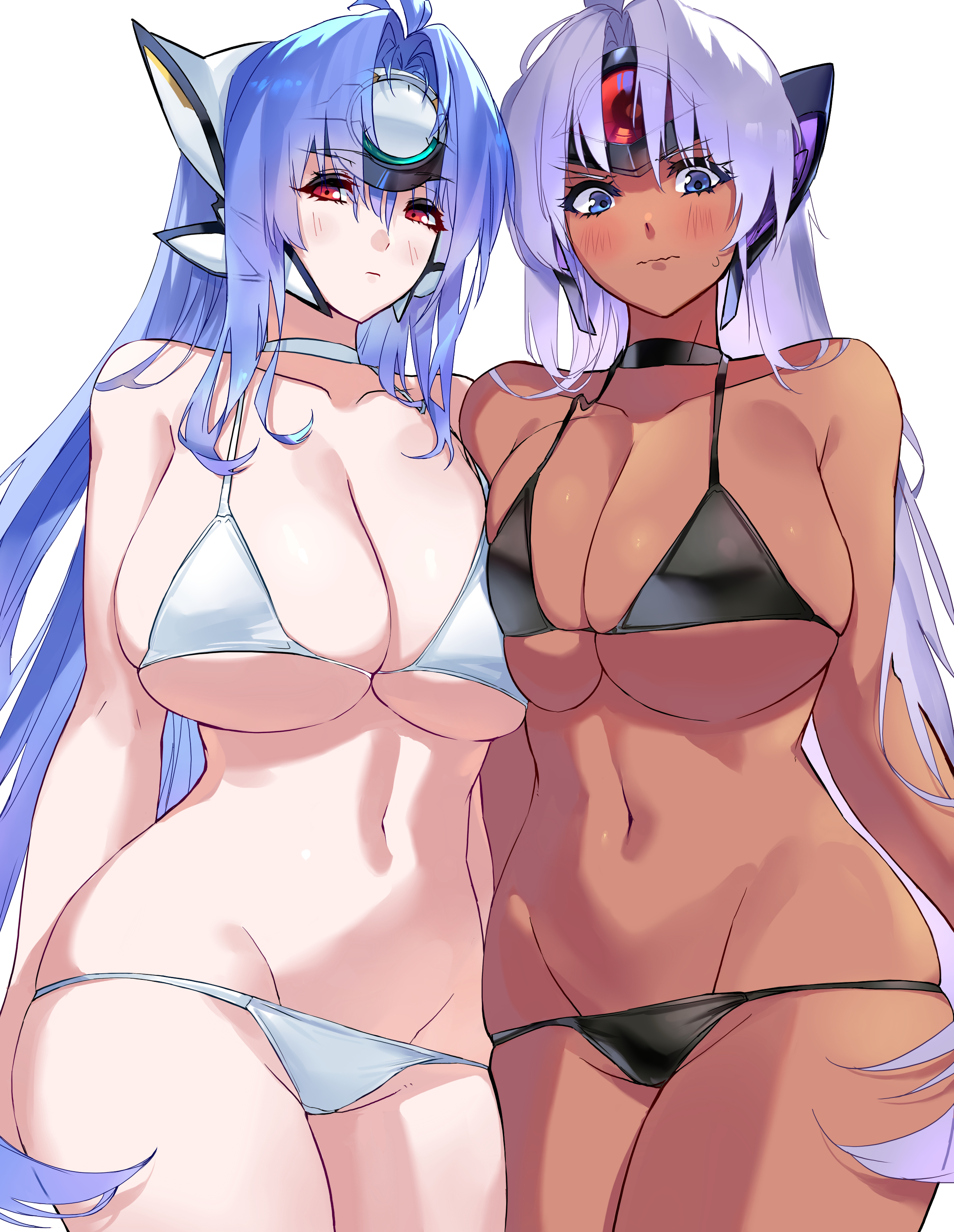 T-elos and Kos-Mos [xenosaga] - xenosaga