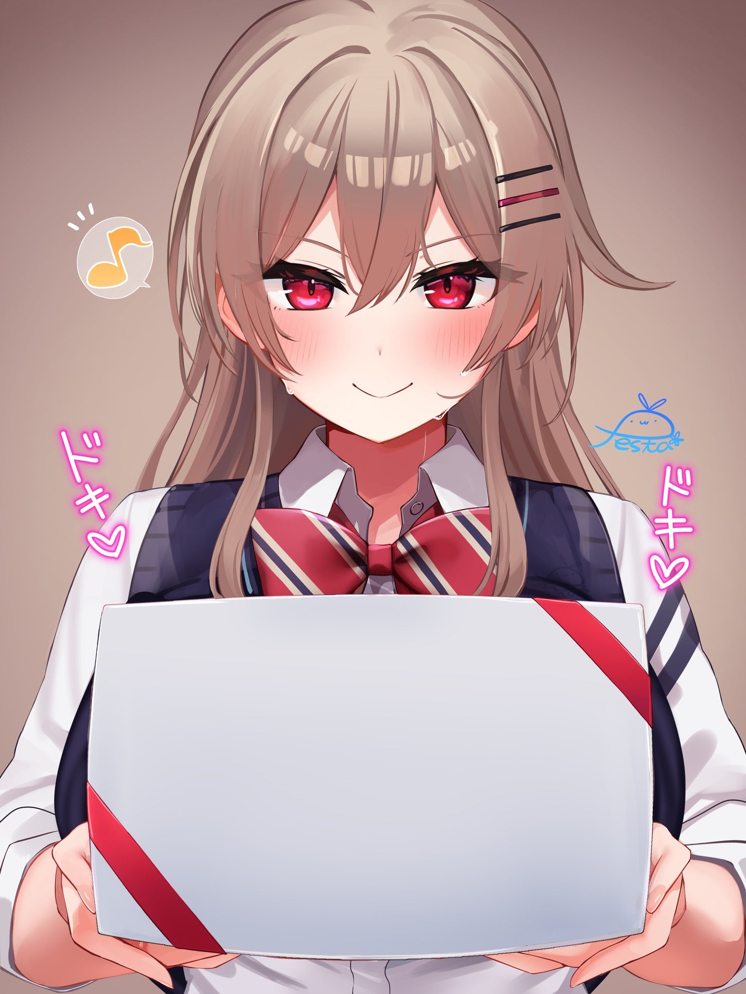 Furen E Lustario has a gift prepared (EmbarrassedHentai Anime GIF)