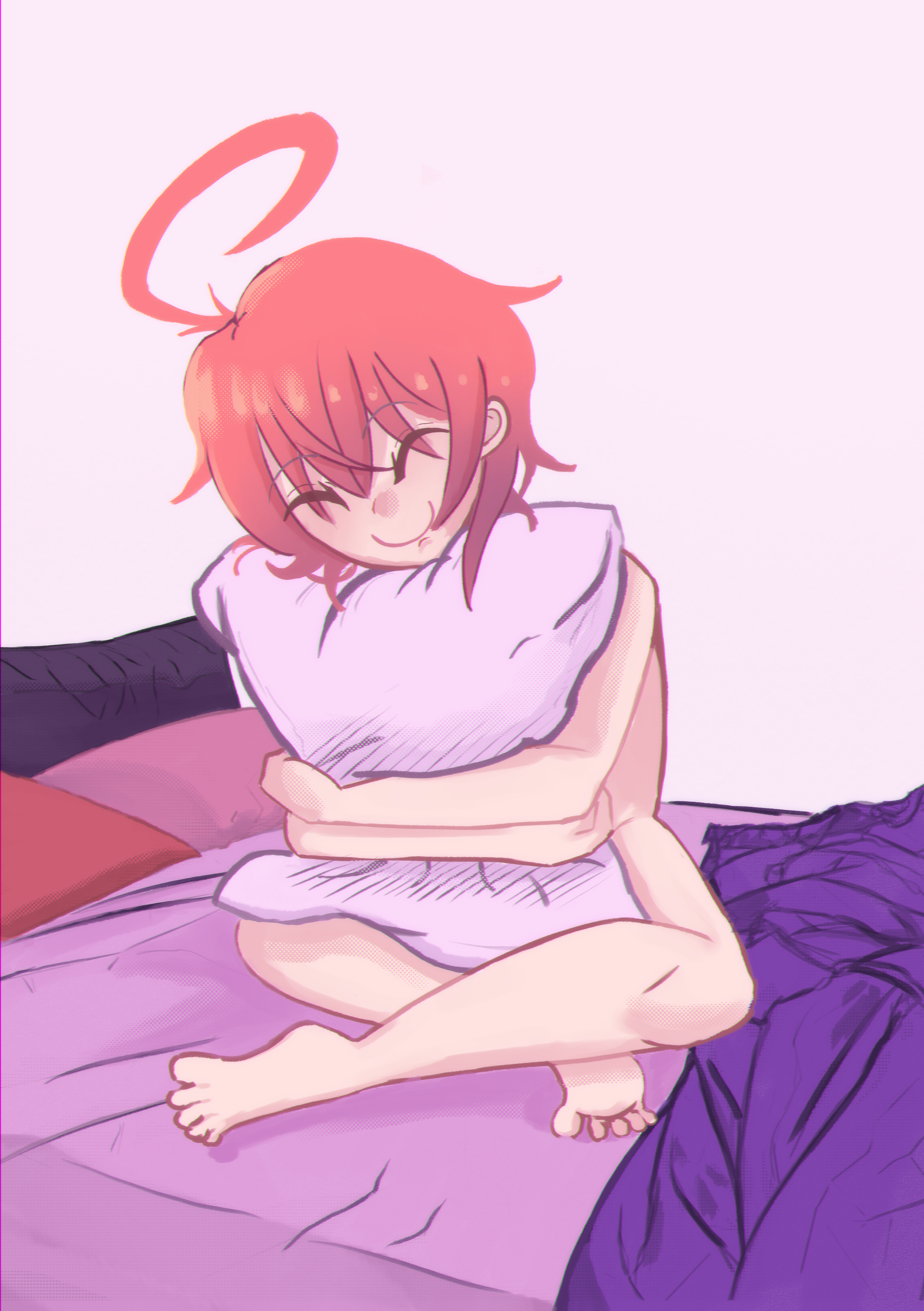 Walking in on your childhood friend (EmbarrassedHentai Anime GIF)
