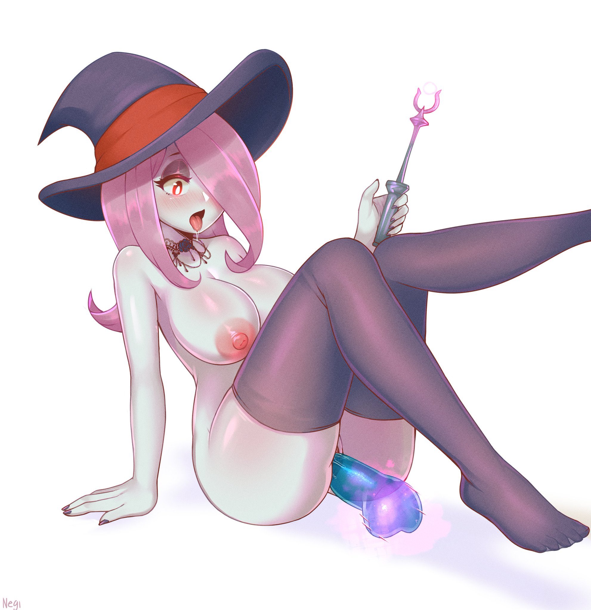 Sucy Experimenting on Herself (Negitivess) - Negitivess