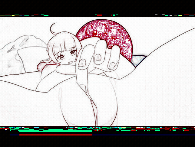 Such a happy view (MasturbationHentai Anime GIF)