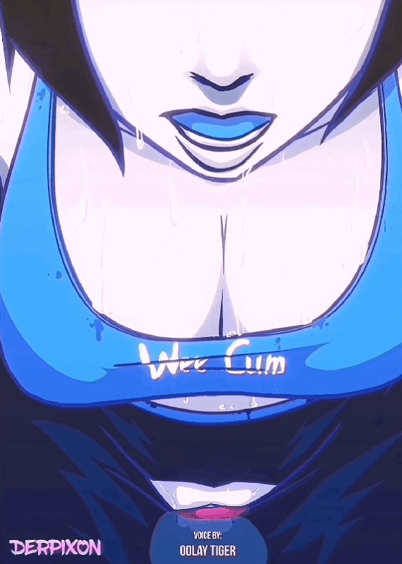 Wii Fit Trainer's special Exercise (MasturbationHentai Anime GIF)