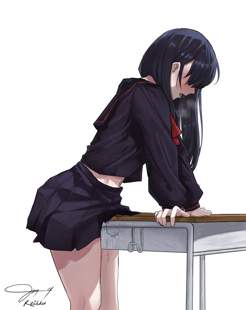 in heat (MasturbationHentai Anime GIF)