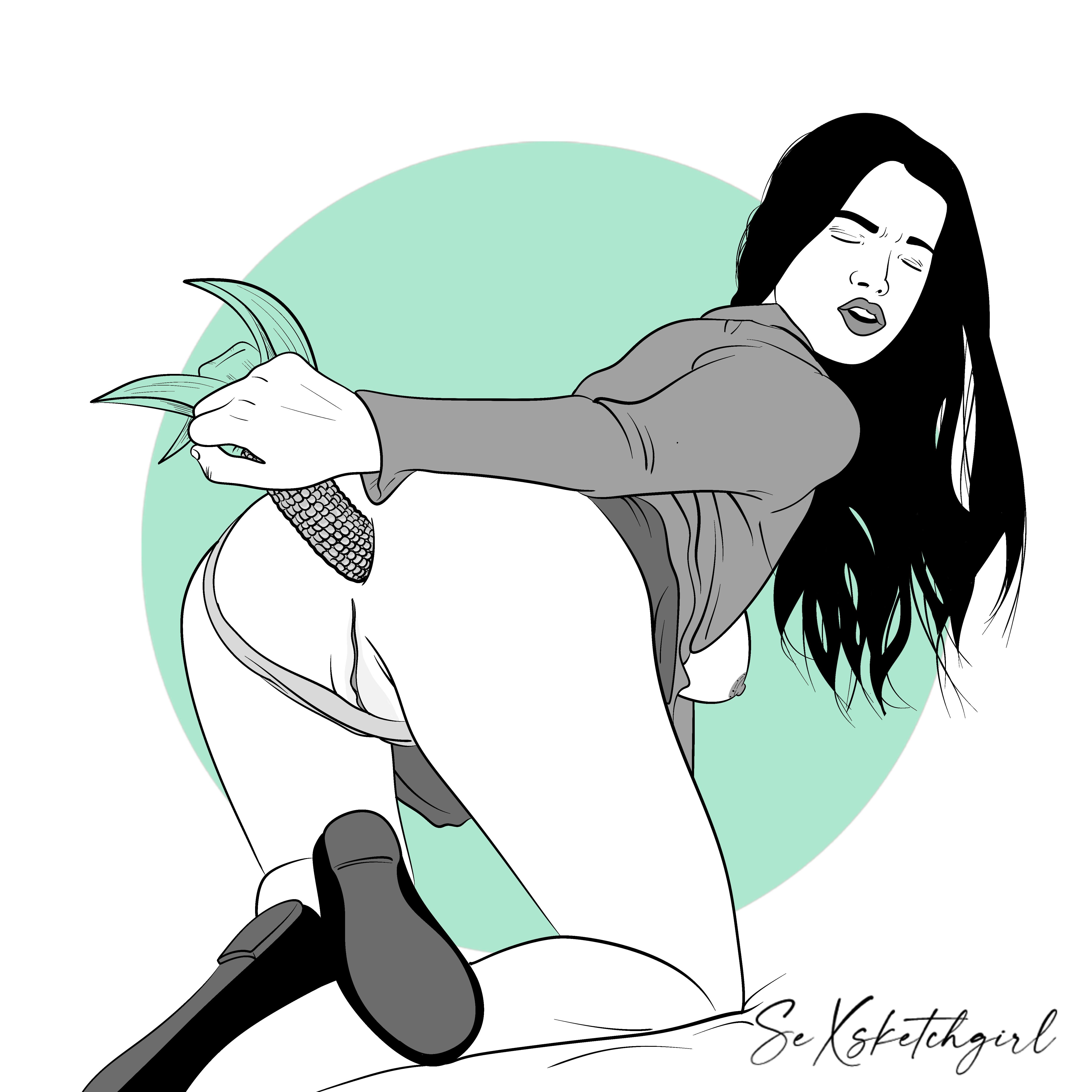 She does corn (by Sexsketchgirl) - by Sexsketchgirl