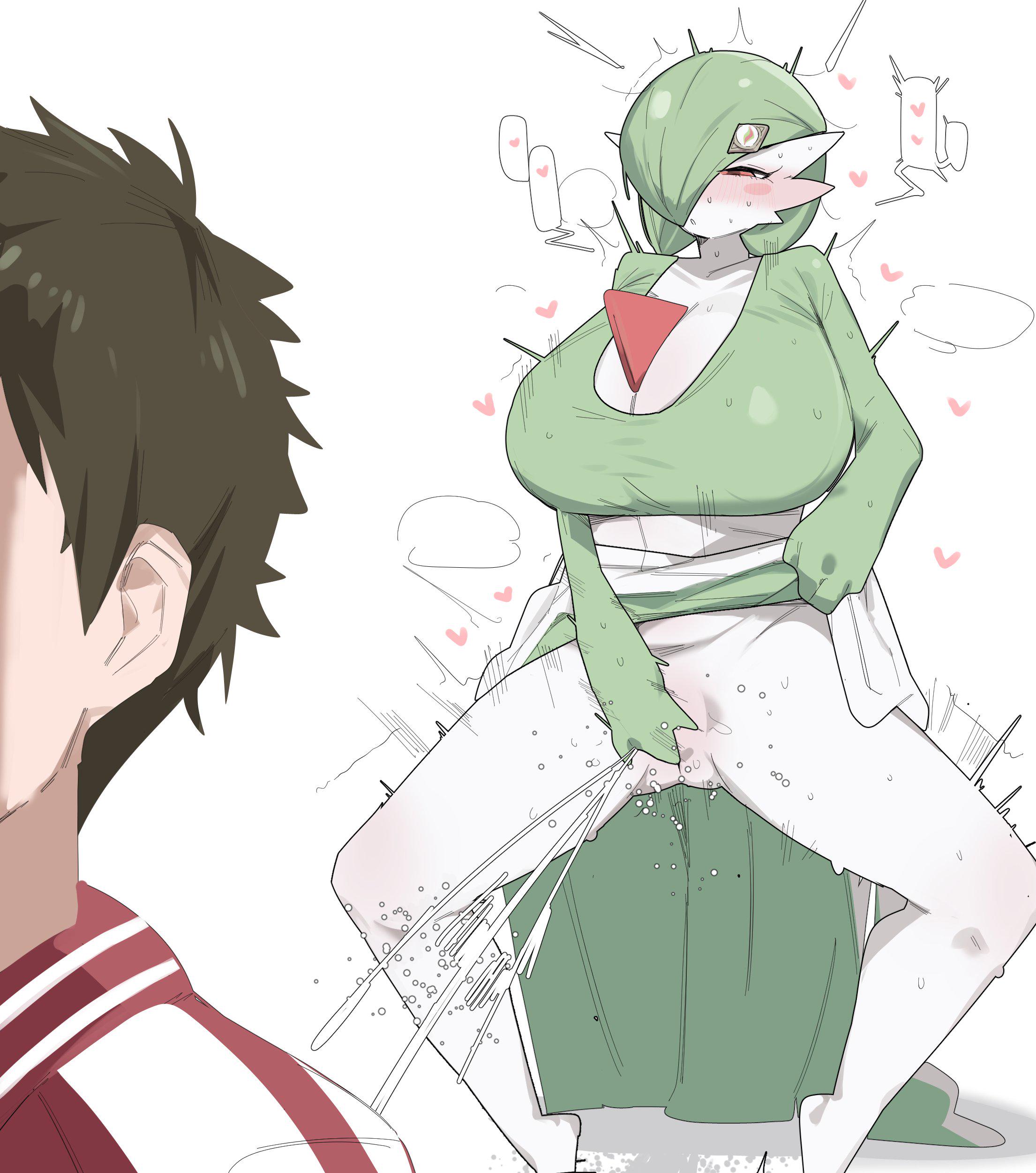 Gardevoir In Heat (Masturbation Hentai Anime GIF)