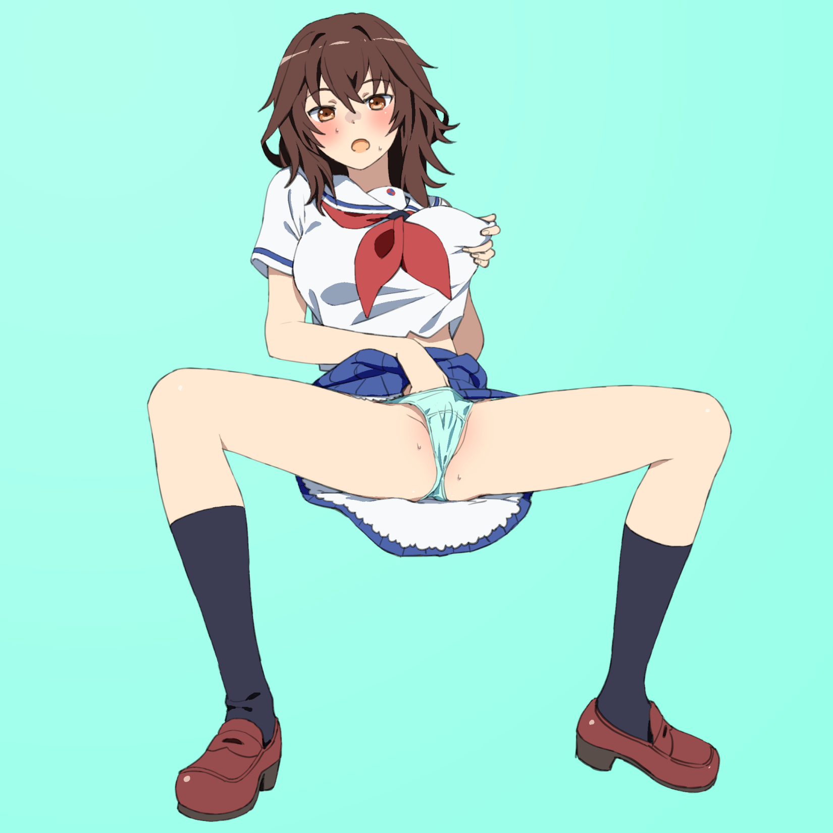 Something something masturbation (MasturbationHentai Anime GIF)