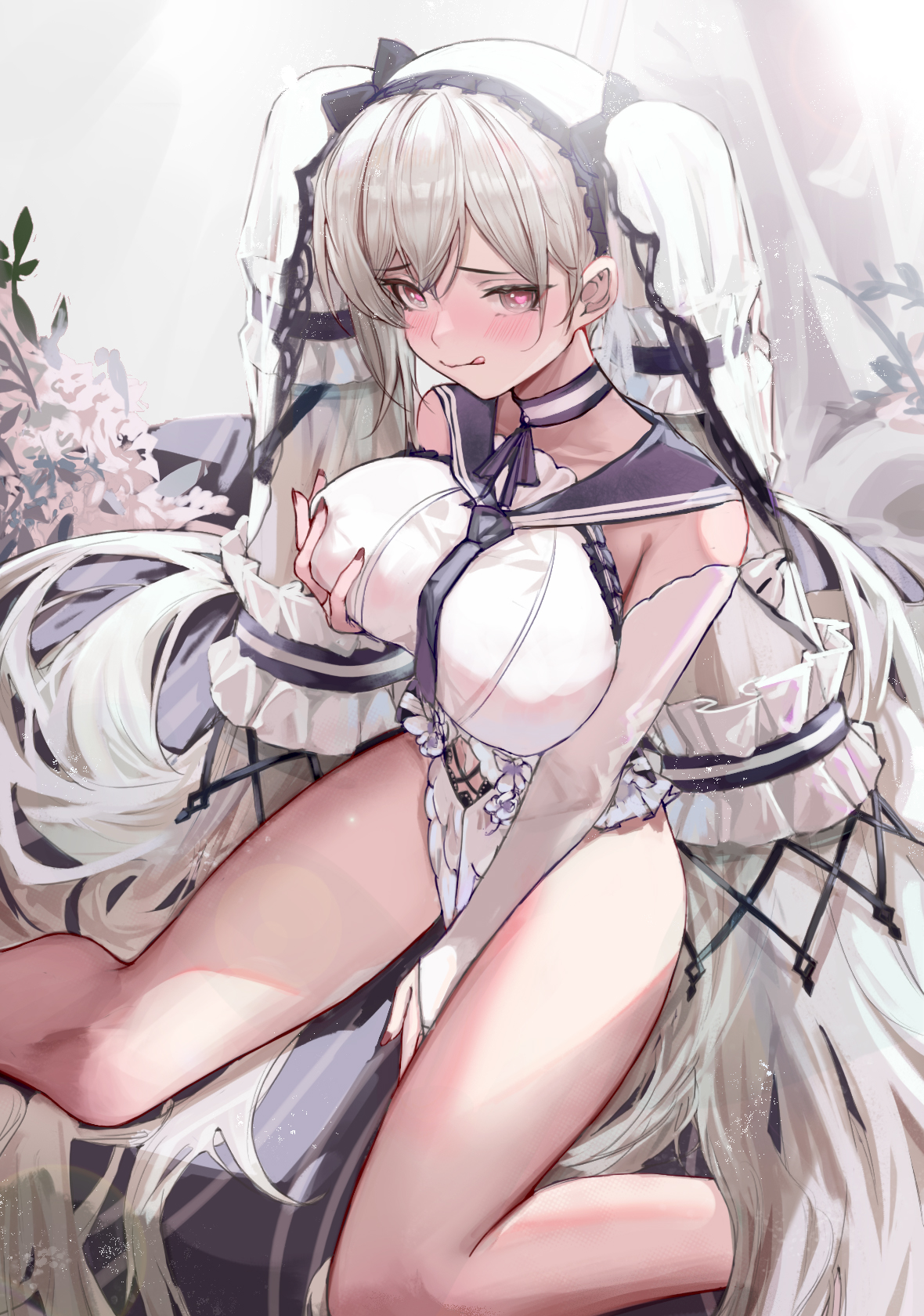Formidable touching herself (MasturbationHentai Anime GIF)