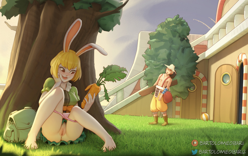 Carrot is excited to play with her new toy (MasturbationHentai Anime GIF)