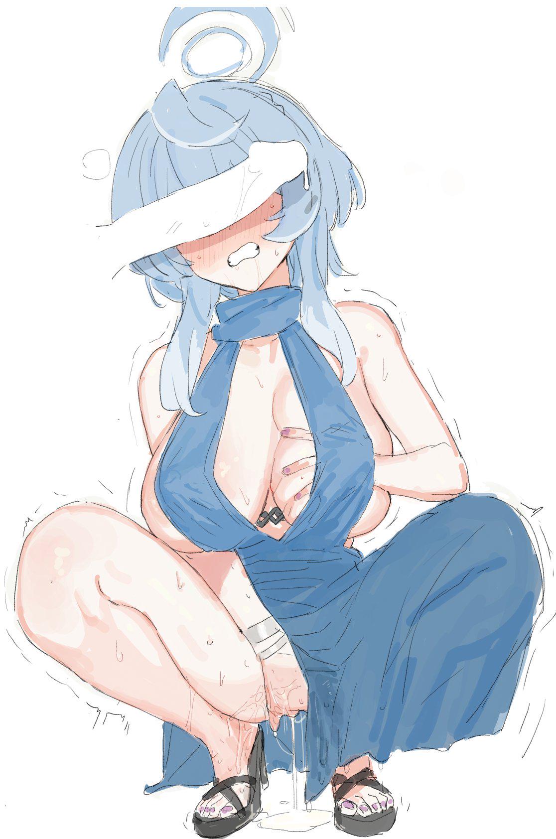 Formal dress ako (MasturbationHentai Anime GIF)