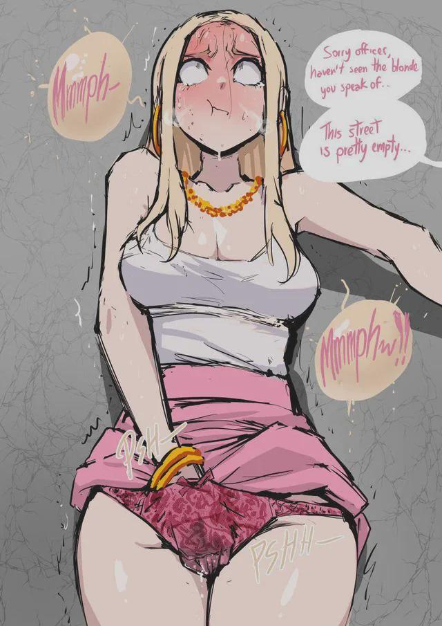 Just wishing that no one sees her like this (MasturbationHentai Anime GIF)