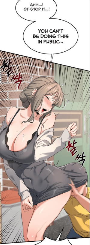 don't do this to her in public (Public Hentai Anime GIF)