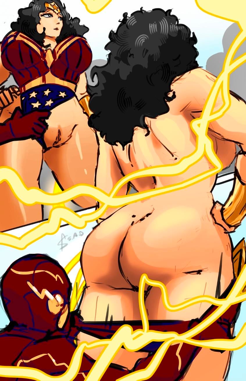 Wonder Woman’s Interview (Public Hentai Anime GIF)