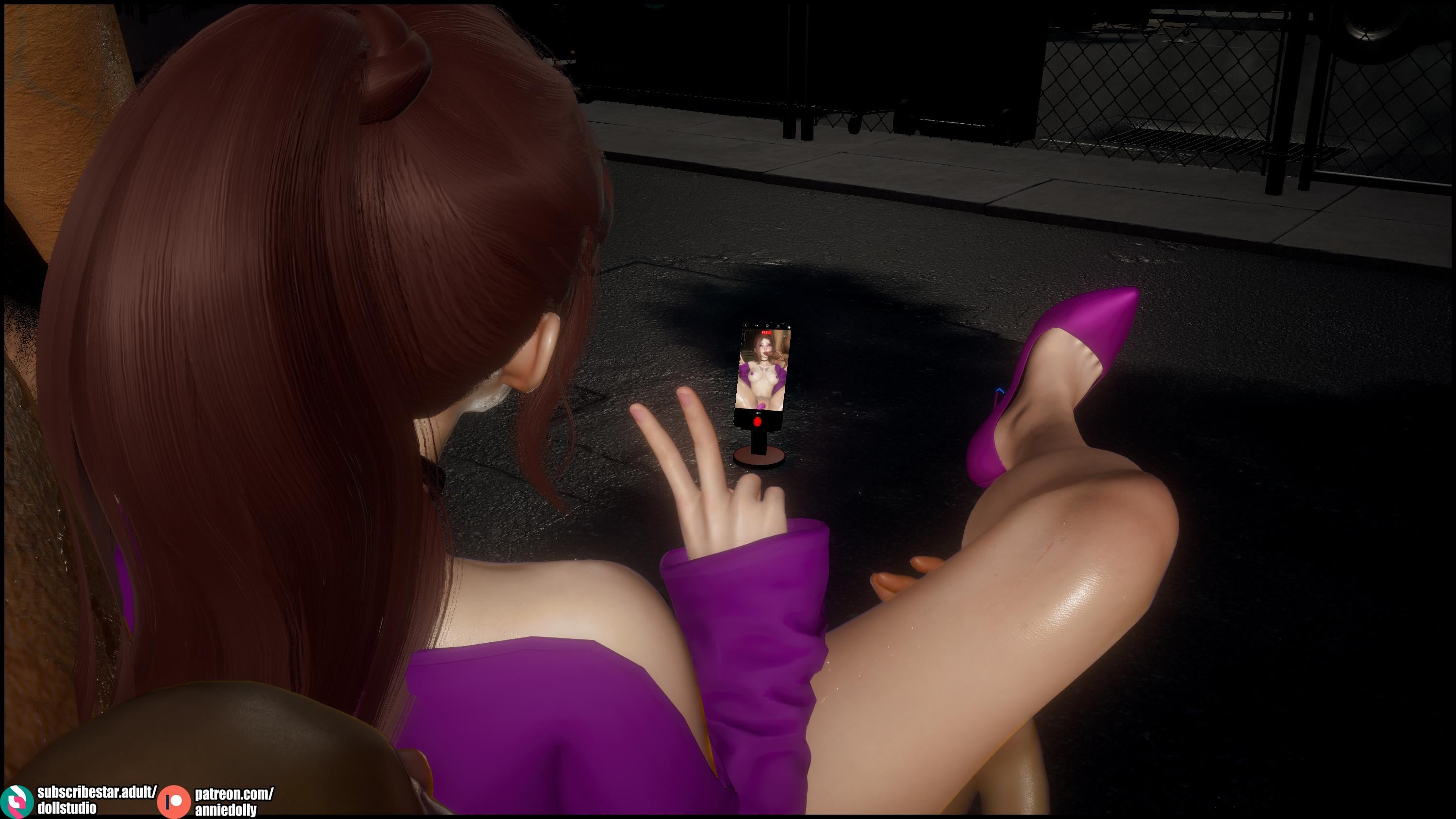Naughty wife lets random guys take her in the public (Cre: Doll Studio) - Cre: Doll Studio