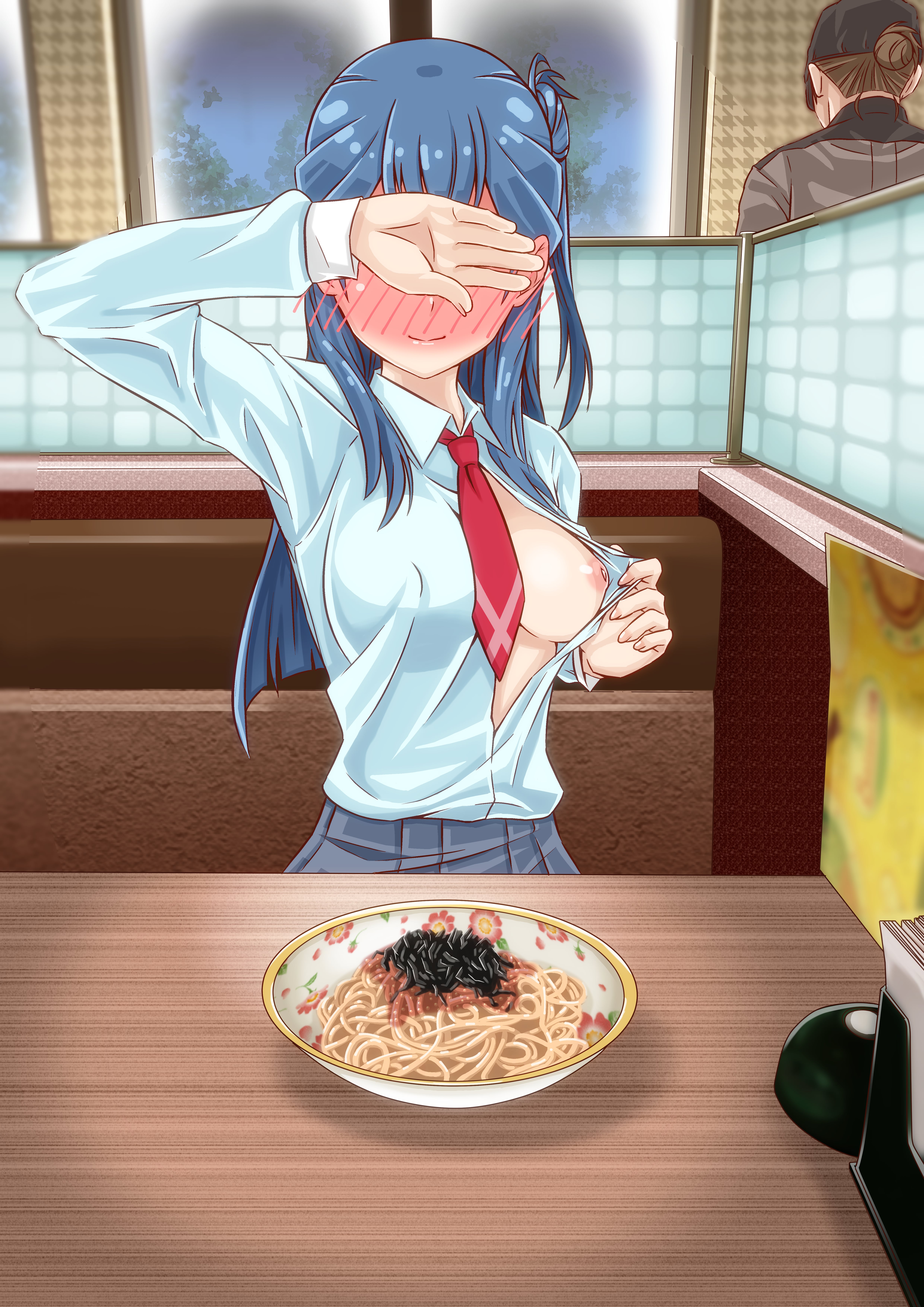 Getting into a new habit (Public Hentai Anime GIF)