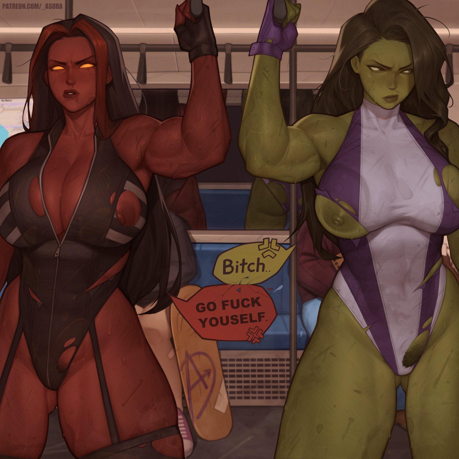 The She-Hulks (Asura) - Asura
