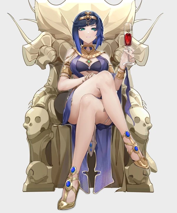 It must be admitted that Yelan has a magnificent pair of seductive legs. [ Genshin impact] -  Genshin impact