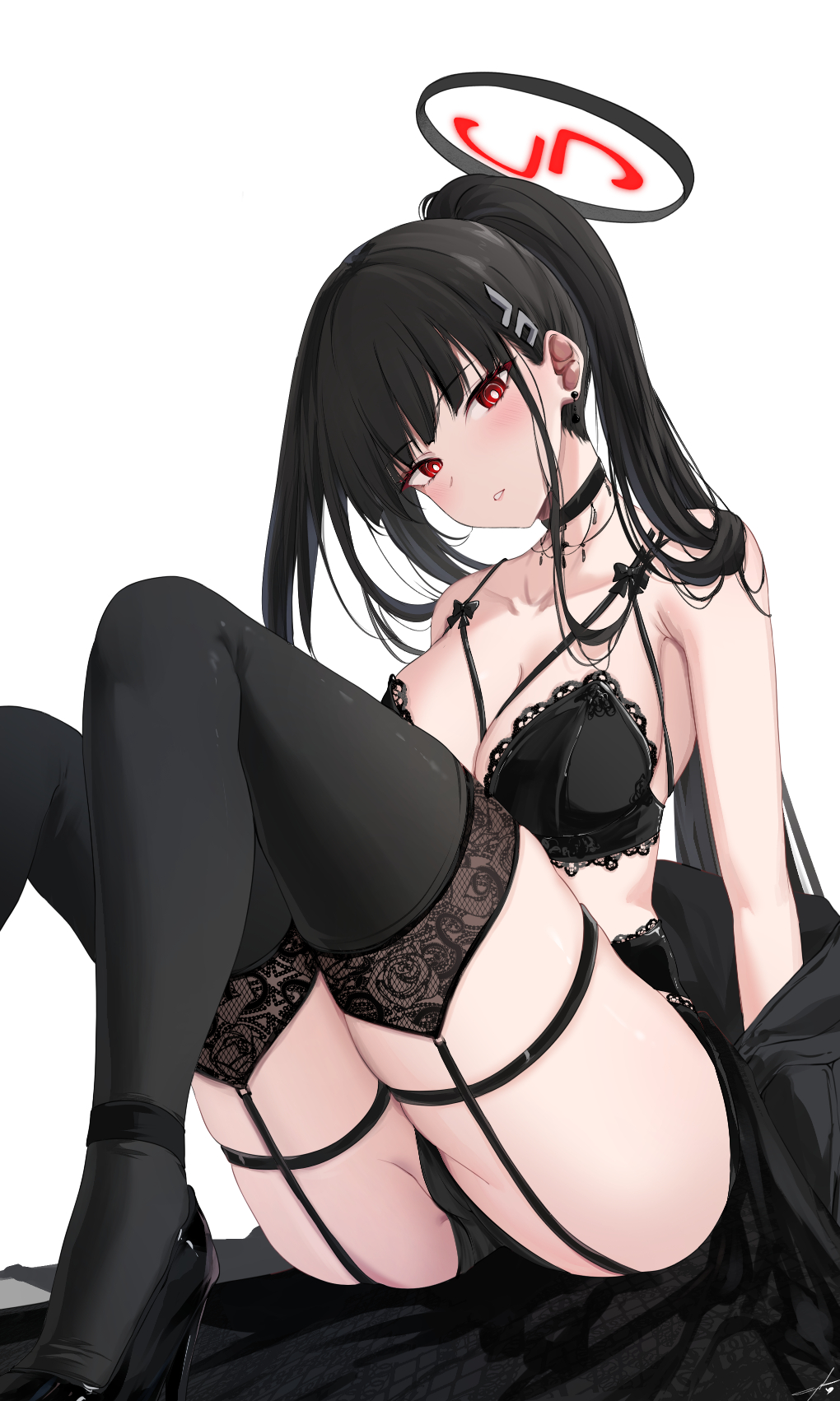 Rio in black lingerie [Blue Archive] - Blue Archive