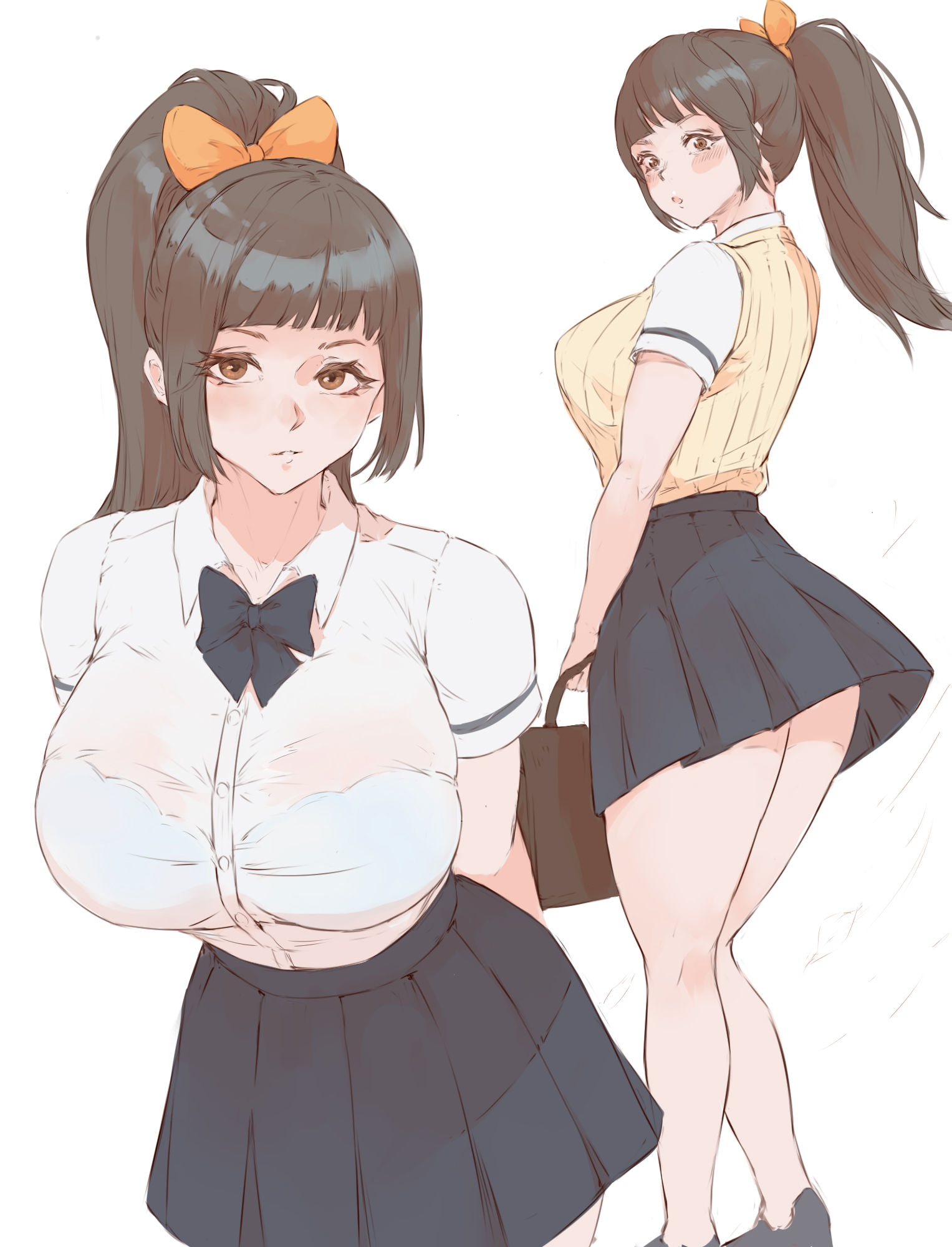 The girl next door, art by me [Original] - Original