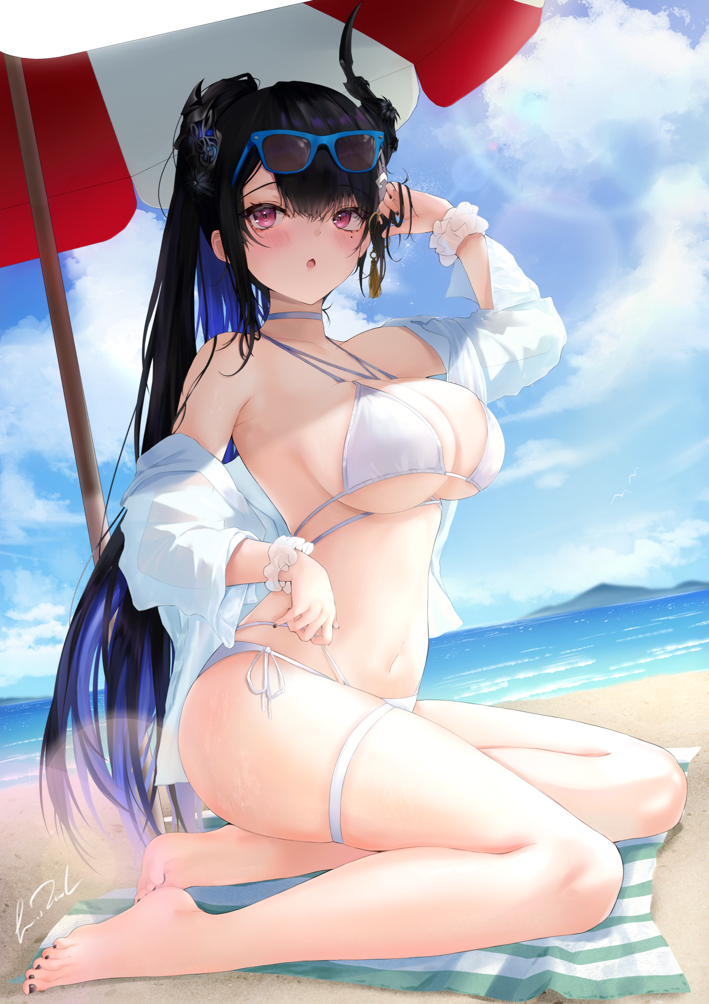 Nerissa at the beach [Hololive] - Hololive