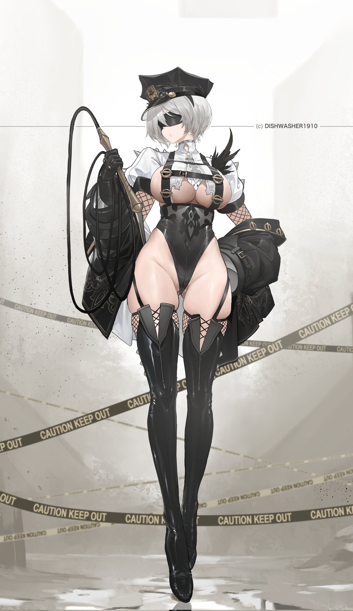 2B has some sexy legs (dishwasher1910) [nier automatica] - dishwasher1910