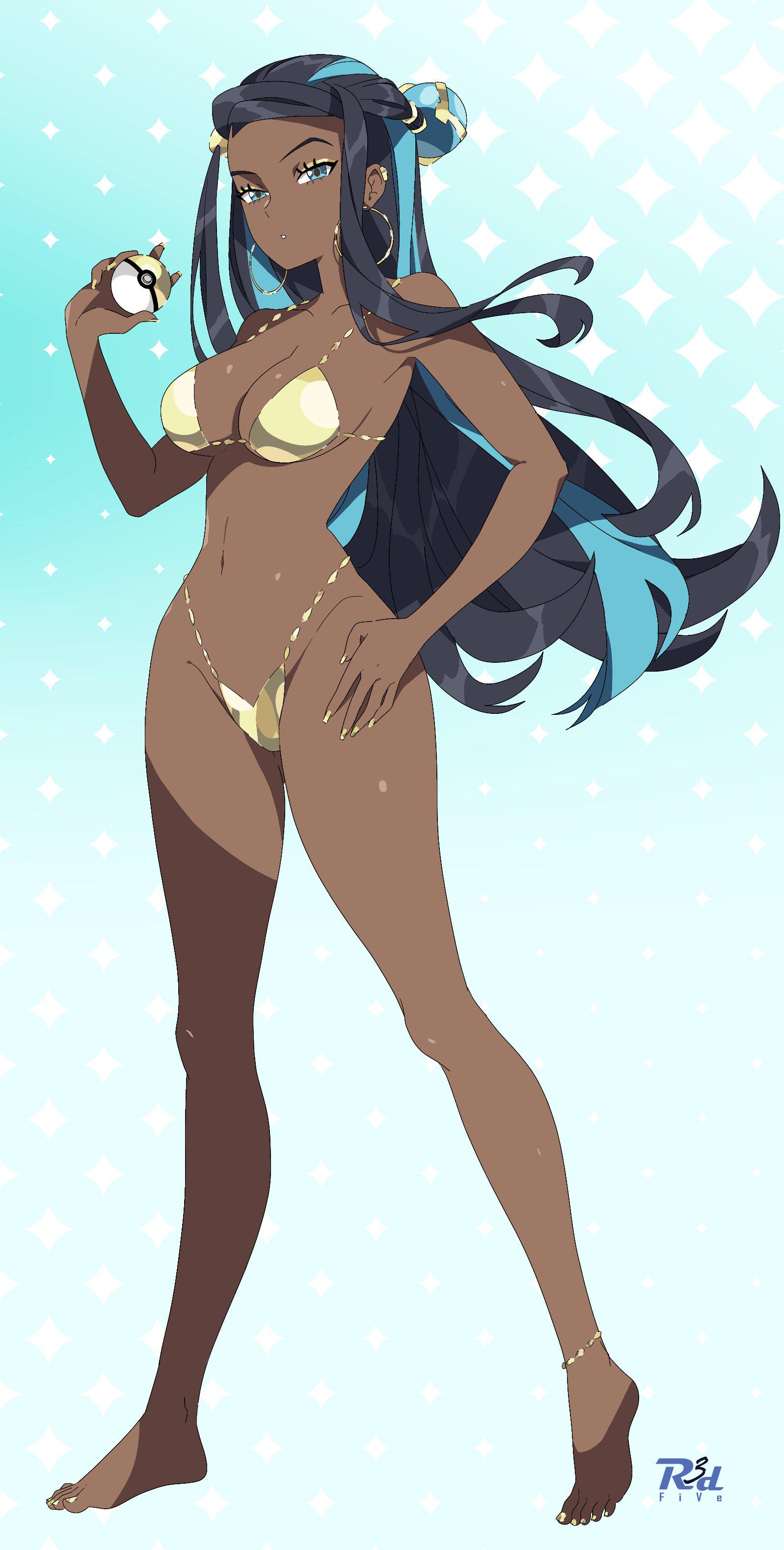 Gold Bikini Nessa [Pokemon] - Pokemon