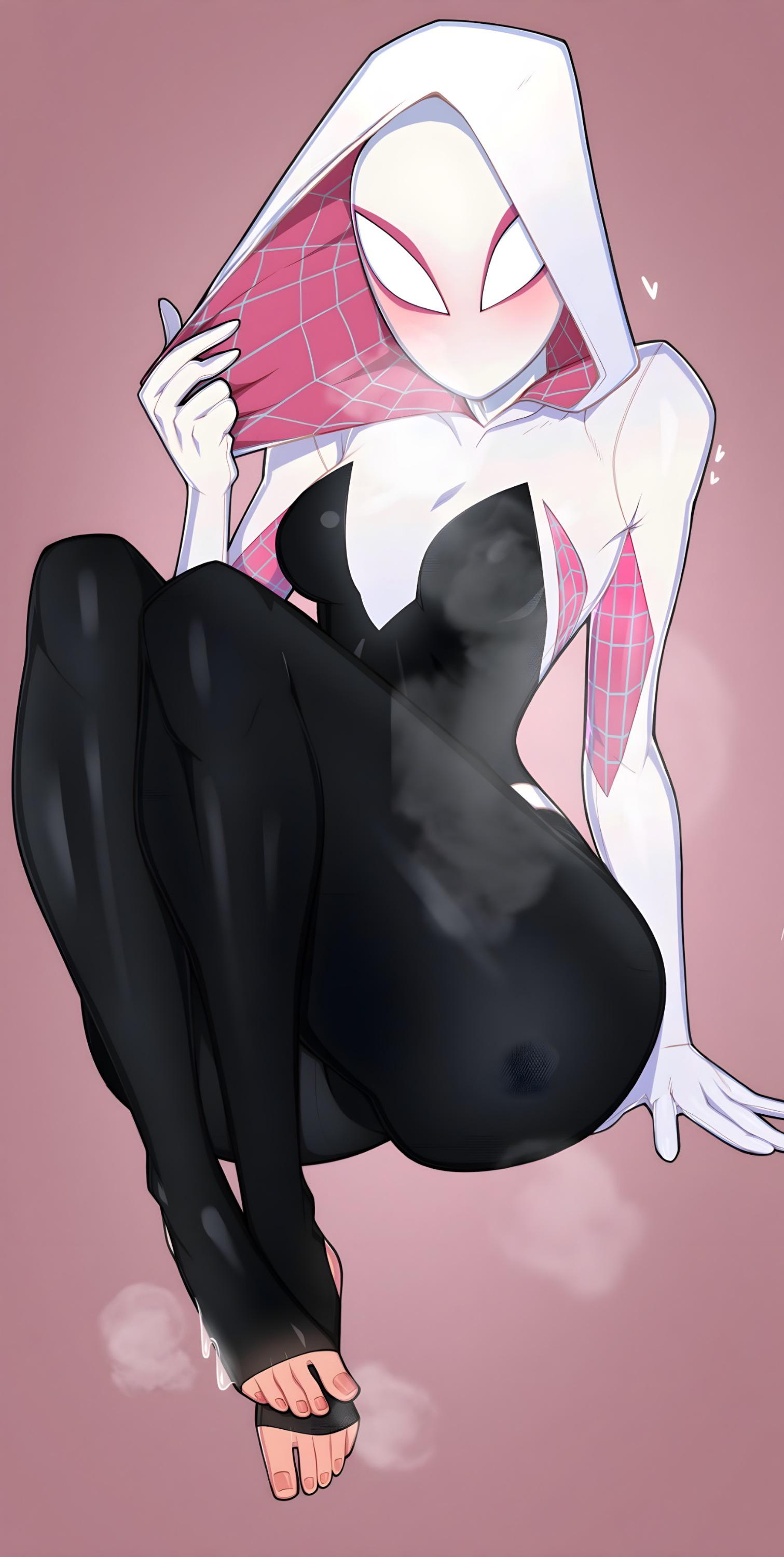 spider gwen's sexy legs (minicop2001) - minicop2001