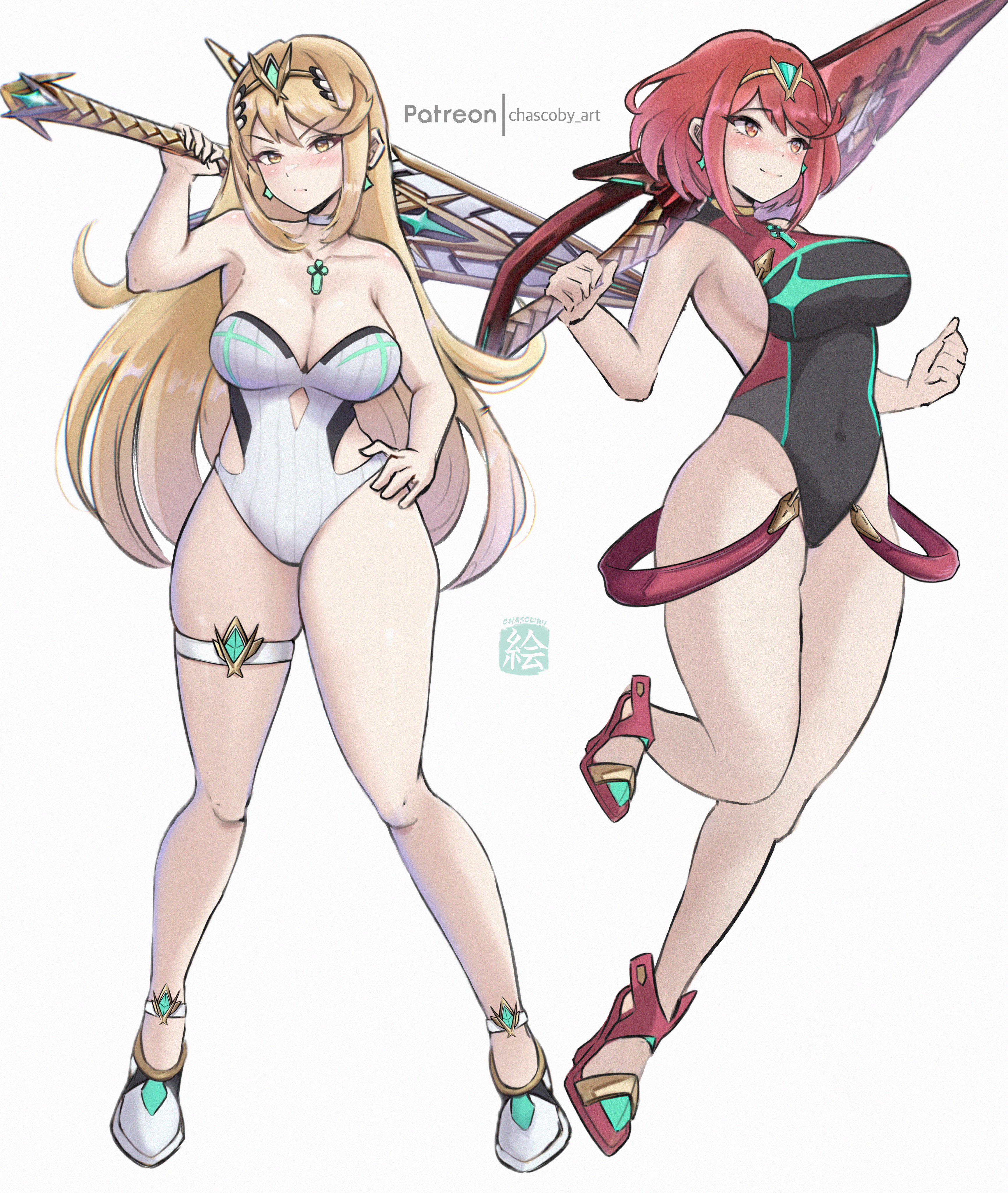 Mythra and Pyra [Xenoblade] - Xenoblade
