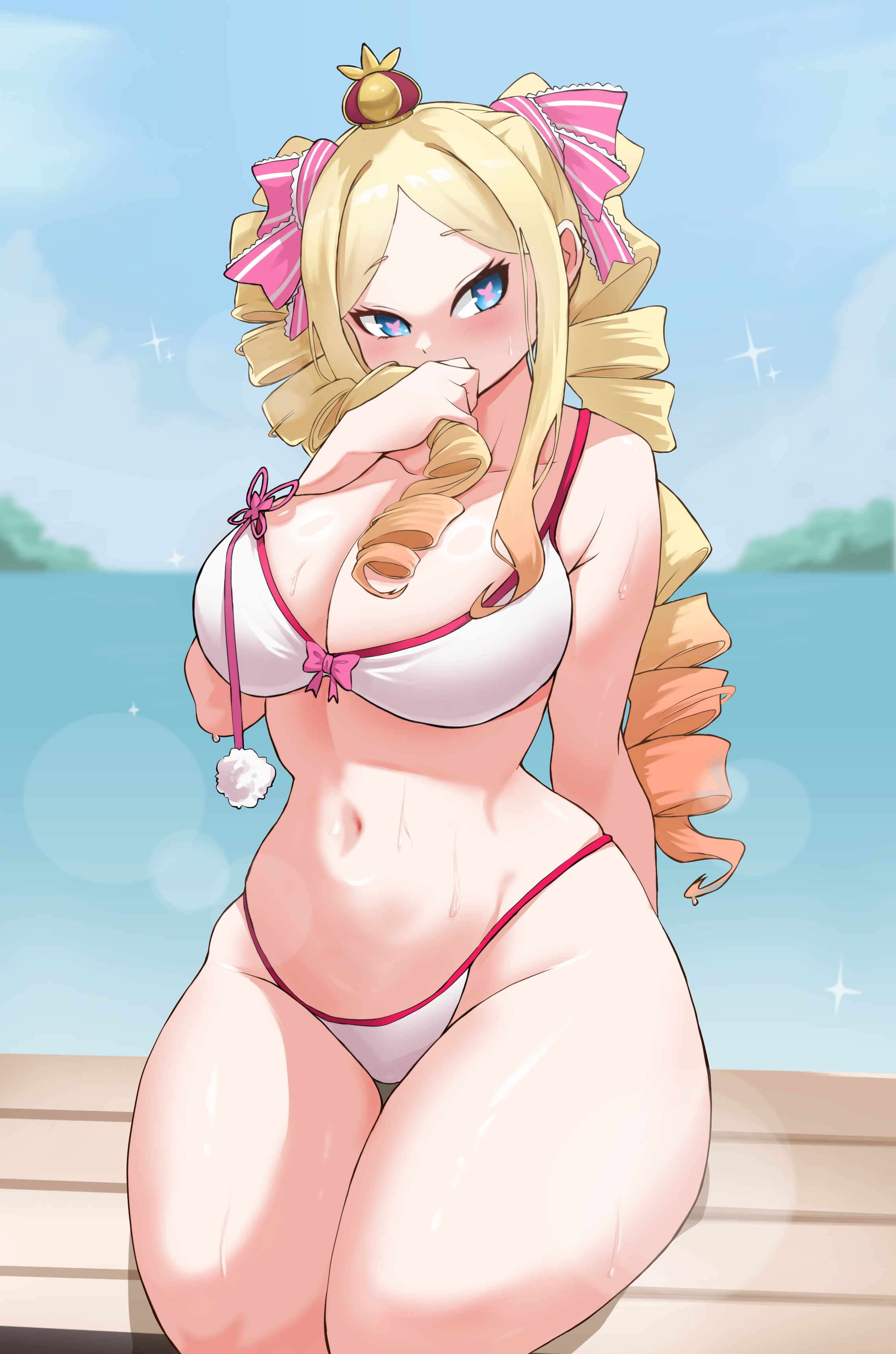 Big Betty's feeling hot at the beach (Miarin141) [Re:Zero] - Miarin141