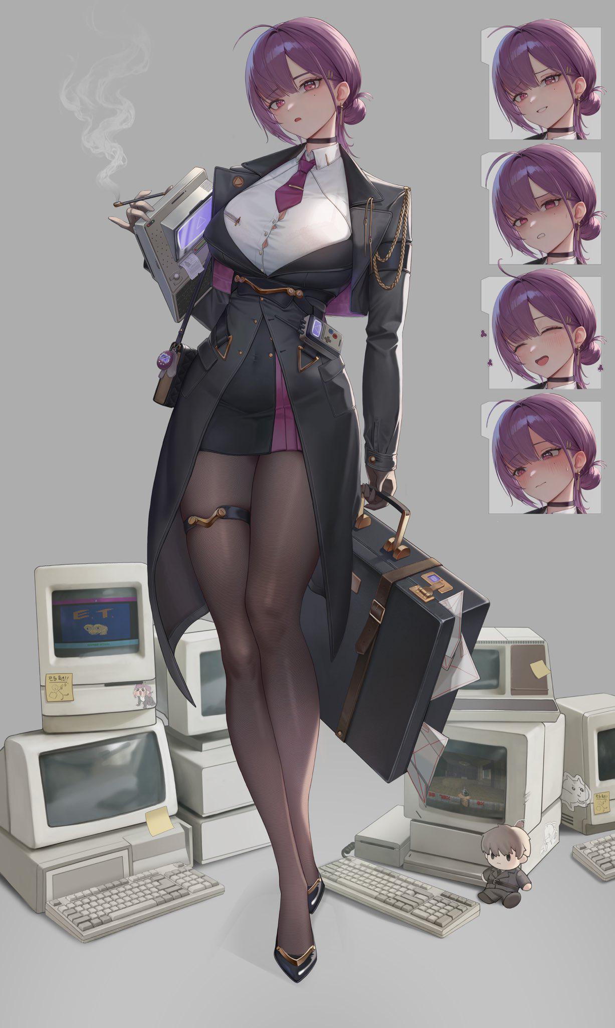 CRT Detective [Artist's Original] - Artist's Original