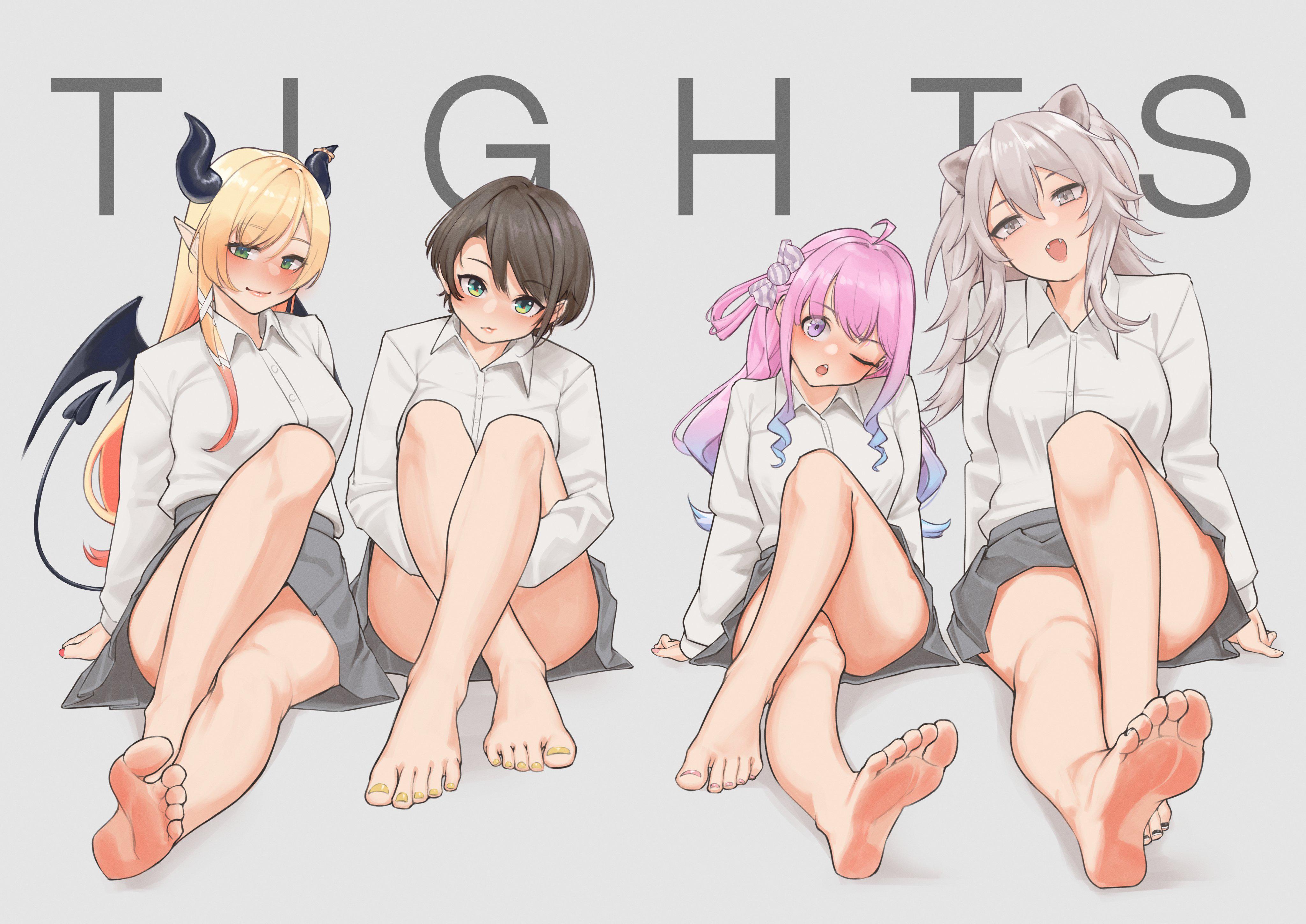 Choco, Subaru, Aqua, and Botan [Hololive] - Hololive