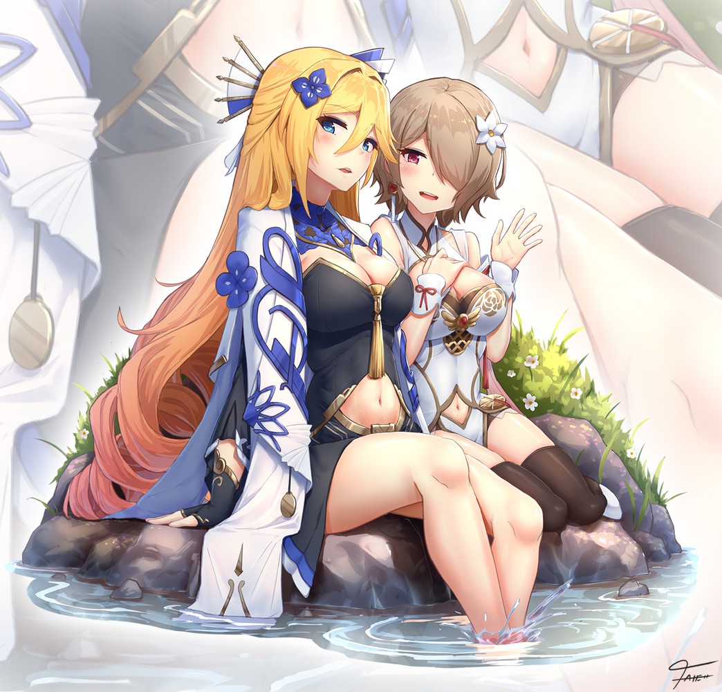 Durandal (left) and Rita (right) [Honkai Impact 3rd] - left
