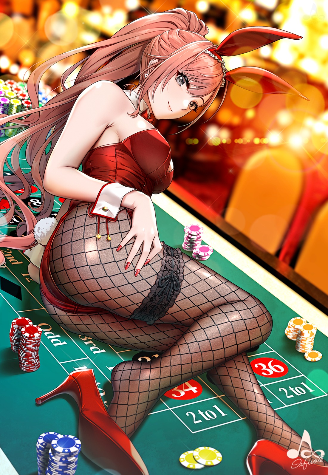 Bunny Girl with Fishnets [iDOLM@STER] - iDOLM@STER