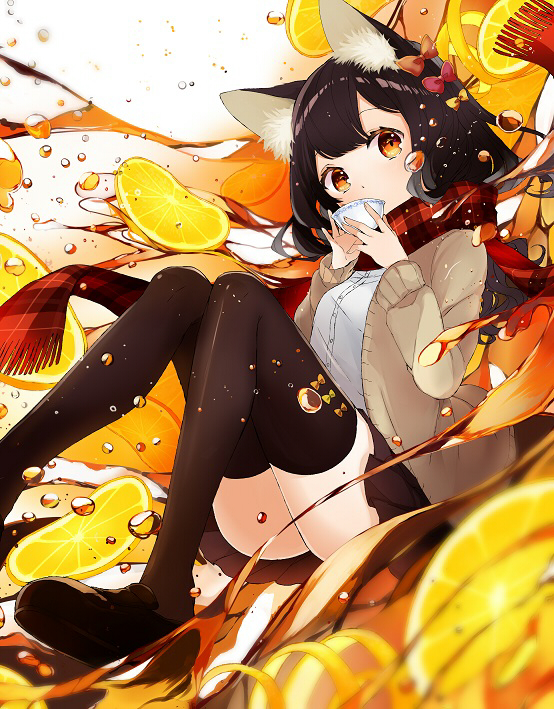 Cat Girl & Lemon Tea [original] - original
