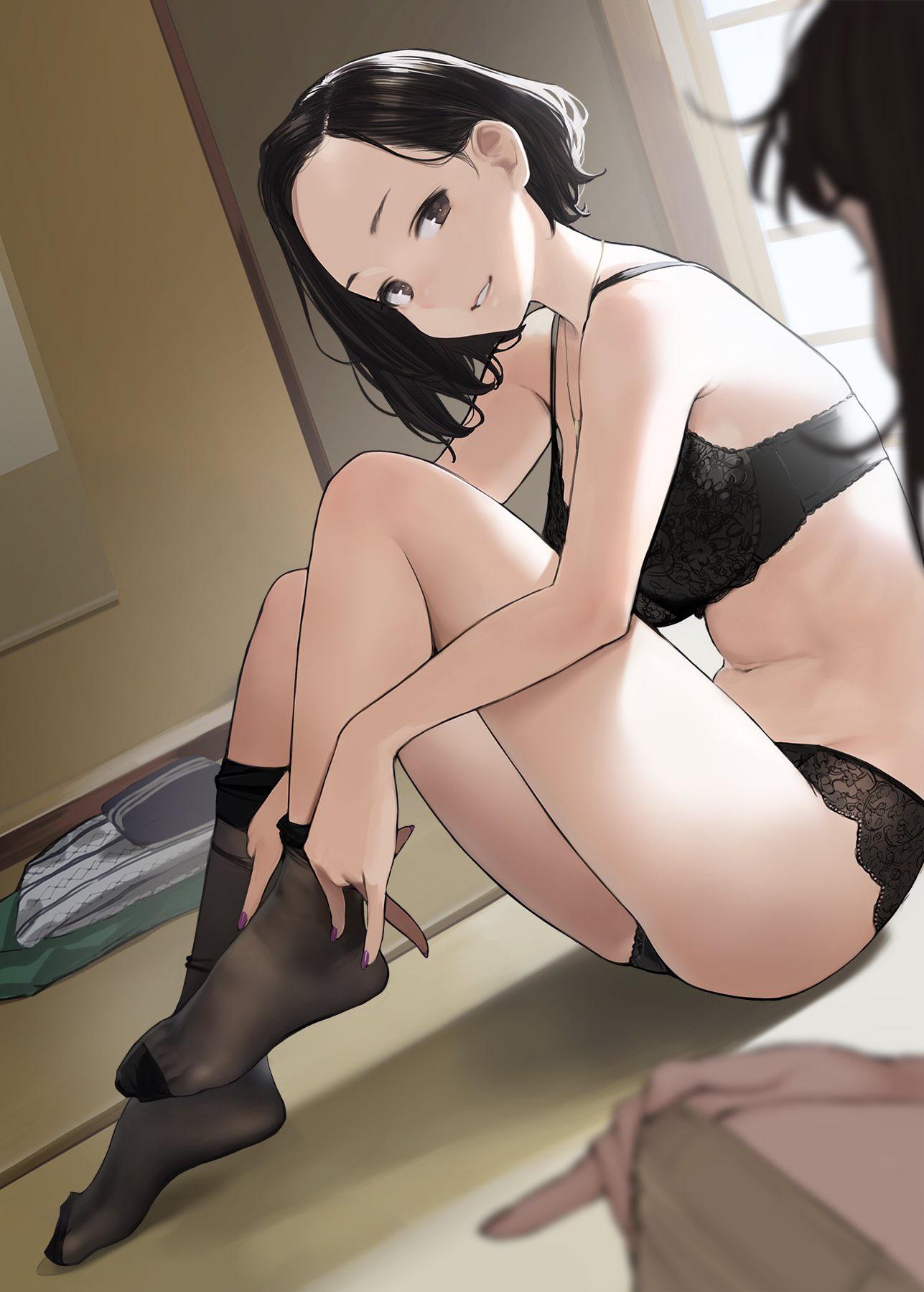 Putting on tights [Original] - Original