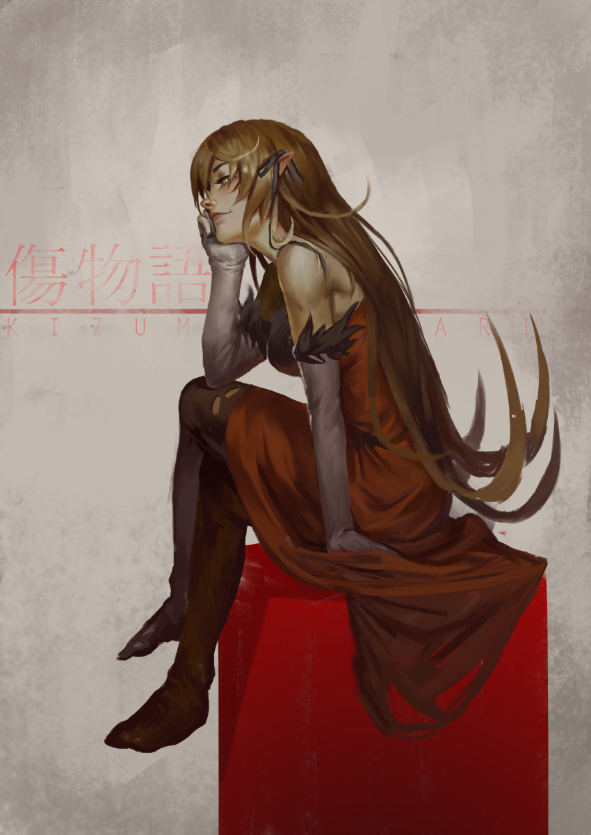 Elf gilr in red dress [Original] - Original