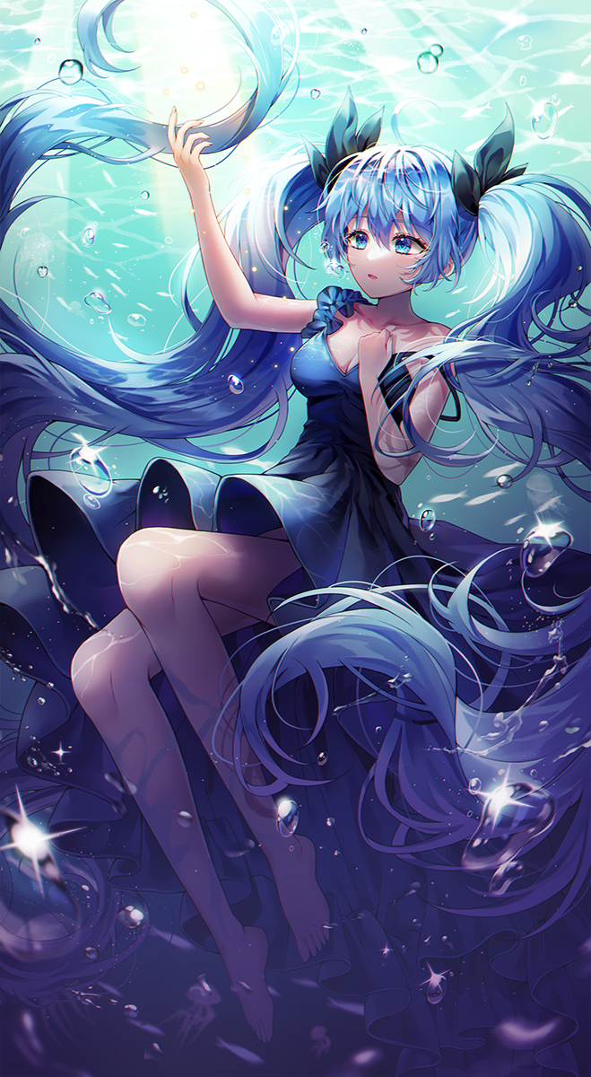 Deep sea Miku [Vocaloid] (HAYUN@お仕事募集中) - Vocaloid