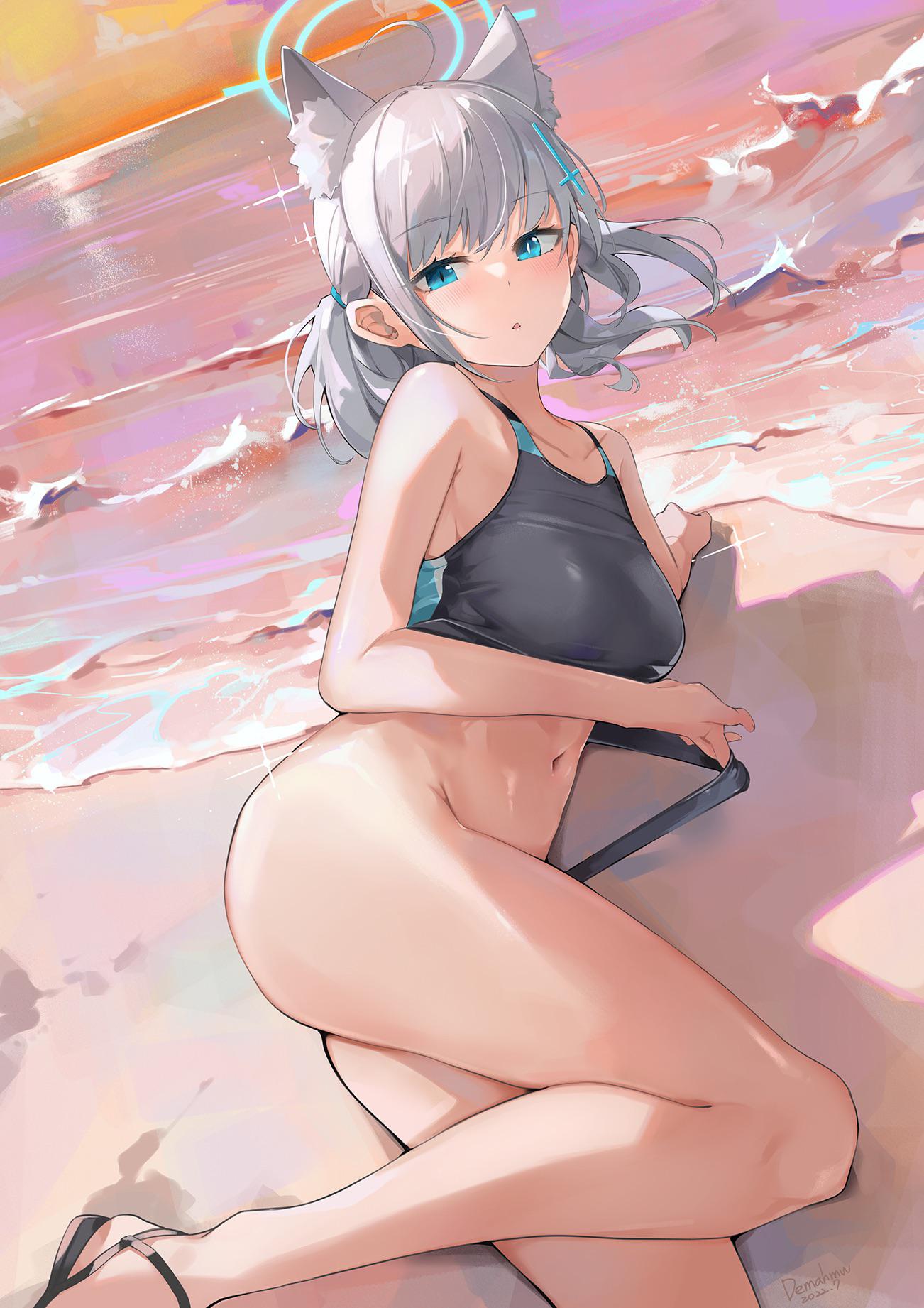 Shiroko by the sea [Blue Archive] - Blue Archive