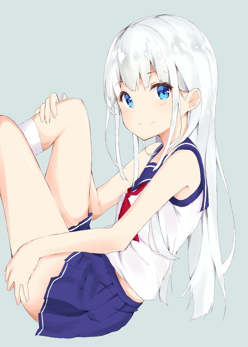 [maybe KanColle idk] White-haired CUTE GIRL! - maybe KanColle idk