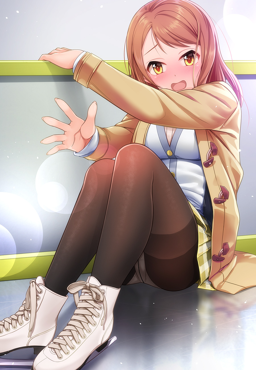 Karen trying to learn to skate on ice [the Idolm@ster Cinderella Girls] - the Idolm@ster Cinderella Girls