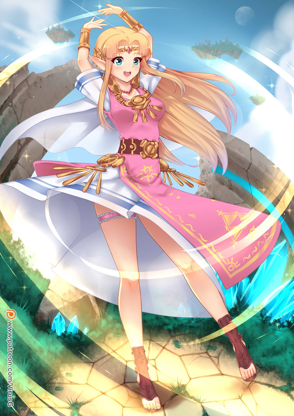 Zelda leg [The legend of Zelda/SSBU] - The legend of Zelda/SSBU