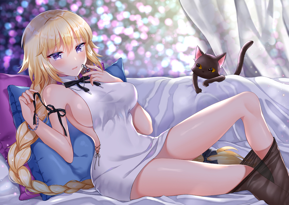 Taking off stockings [FGO] - FGO