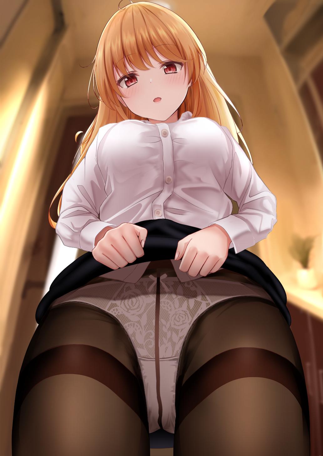 "OK you can have a look but only a small peek" [Original] - Original
