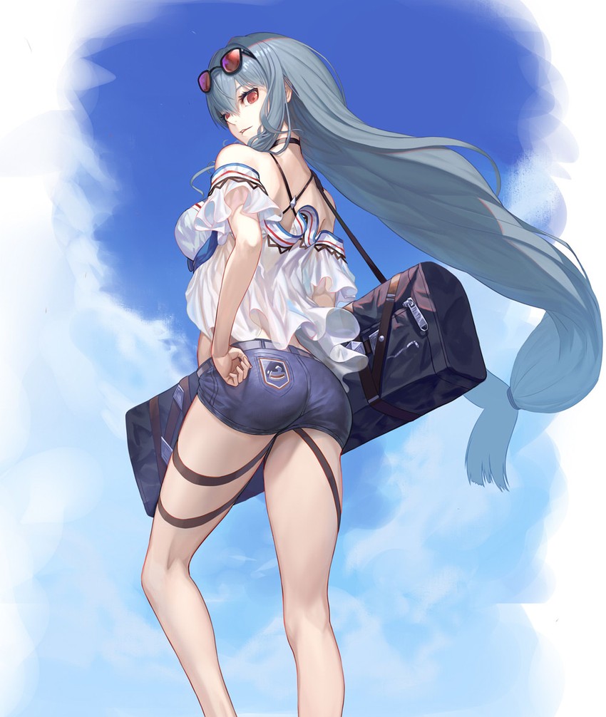Skadi in the Summer (by saikoro) [Arknights] - by saikoro