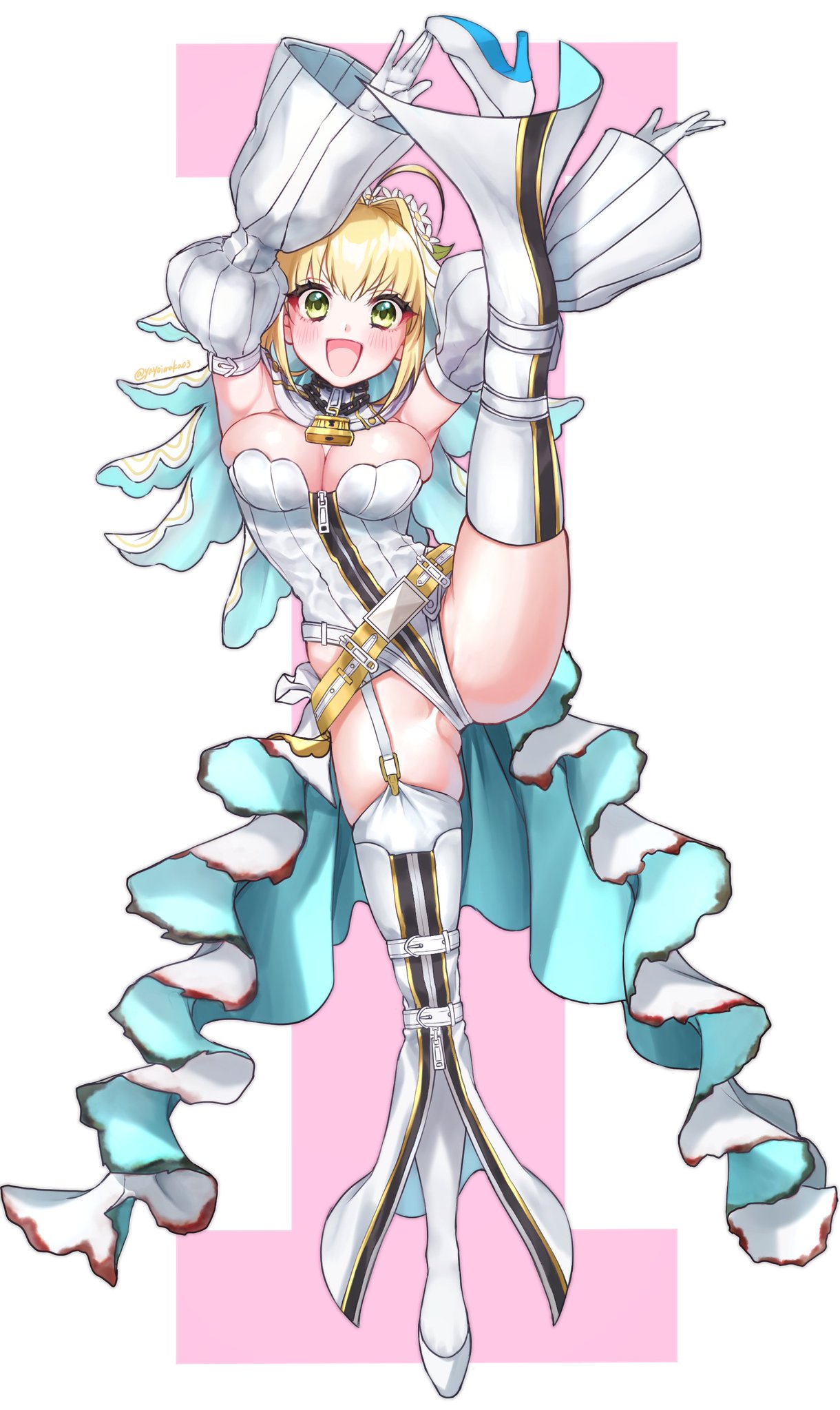 Nero Bride takes on the I-pose challenge! (Yayoimaka) [Fate] - Yayoimaka
